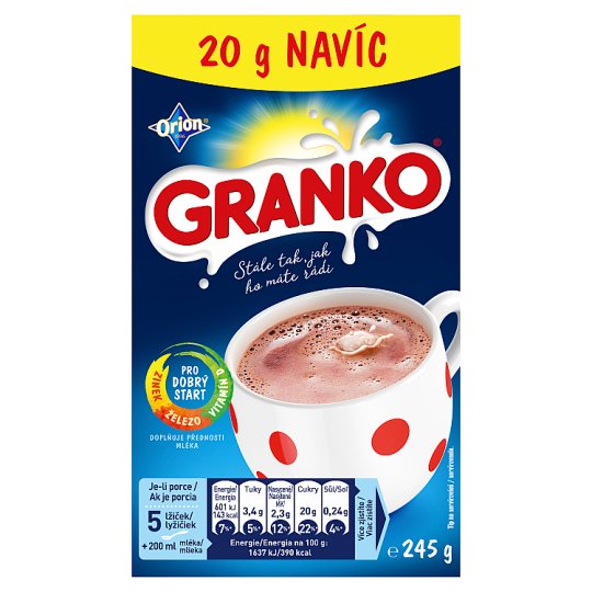 Granko Instantní kakaový nápoj 225g+20g