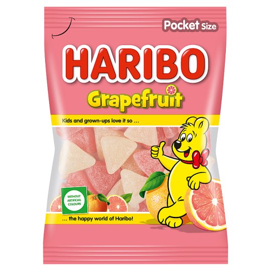 Haribo Grapefruit želé s příchutí grapefruit 80g Tesco Potraviny