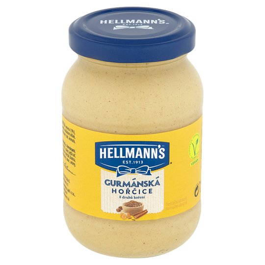 Hellmann's hořčice gurmánská s 8 druhy koření 240g