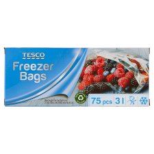 Tesco Freezer Bags 3L 75 pcs