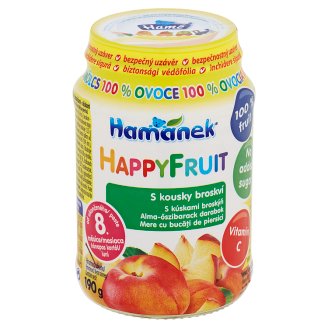 Hamánek Happy Fruit S kousky broskví 190g