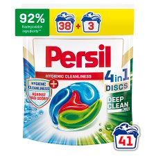 PERSIL prací kapsle DISCS 4v1 Deep Clean Hygienic Cleanliness 41 praní, 1025g