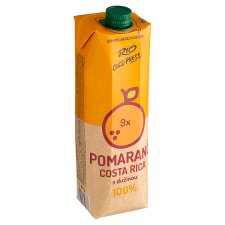 Rio Cold Press 100% pomerančová šťáva s dužninou 1l