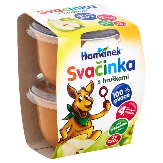 Hamánek Svačinka s hruškami 2 x 130g