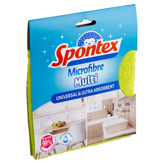 Spontex Multi Microfibre velmi savý víceúčelový hadr z mikrovlákna 1 ks