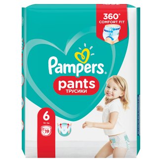 Pampers Pants V6, 19 Plenek, Snadno Se Oblék. Vzduch. Kanál.