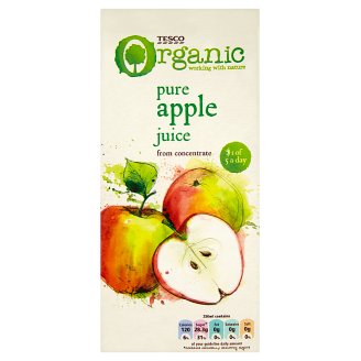 Tesco Organic Jablečná šťáva z koncentrátu 1l