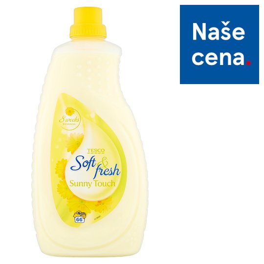 Tesco Soft & Fresh Sunny Touch aviváž 66 praní 2l