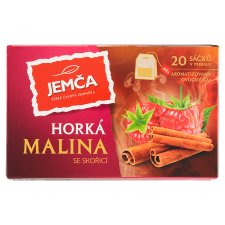 Jemča Horká malina se skořicí aromatizovaný ovocný čaj 20 x 2g (40g)