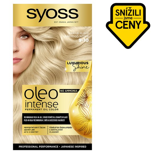 Syoss Oleo Intense barva na vlasy Zářivě plavý 9-10