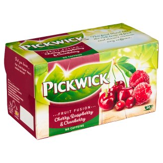 Pickwick Fruit Fusion Cherries, Raspberries & Cranberries 20 x 2g
