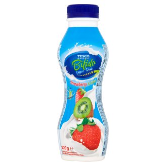 Tesco Bifido jogurtový nápoj s jahodami a kiwi 300g