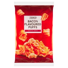 Tesco Bacon Flavoured Puffs 125g