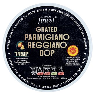 Tesco Finest Strouhaný sýr parmigiano reggiano 60g