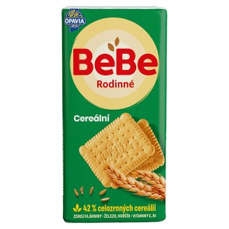 Opavia BeBe Rodinné cereální sušenky s 40% celozrnných cereálií 130g