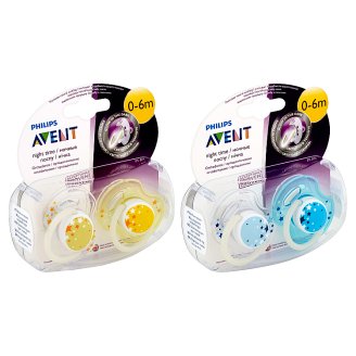 Philips Avent Silikonové šidítko 0-6m 2 ks
