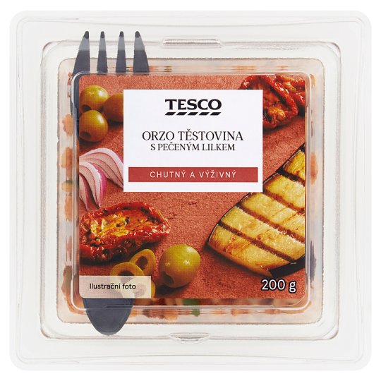 Tesco Orzo těstovina s pečeným lilkem 200g