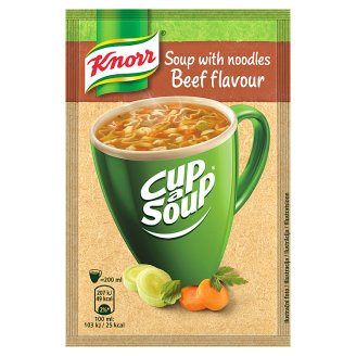 Knorr Cup a Soup Hovězí instantní polévka s nudlemi 13g