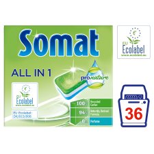 Somat All in 1 ProNature ekologické tablety do myčky 36 Tabs