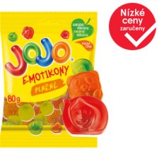 JOJO Emoticons Jelly Candies with Fruit Flavors with Filling 80g