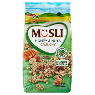 Bona Vita Zapékané müsli s medem a ořechy 750g
