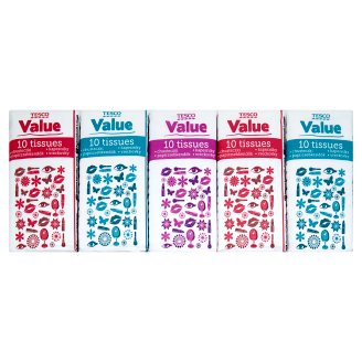 Tesco Value Kapesníky 10 x 10 ks