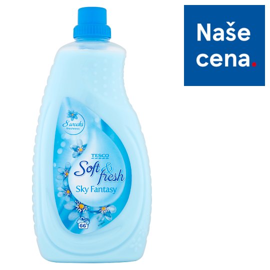 Tesco Soft & Fresh Sky Fantasy aviváž 66 praní 2l