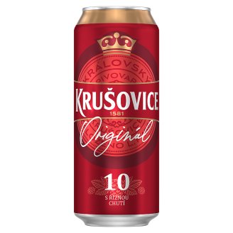 Krušovice 10 pivo výčepní světlé 0,5l
