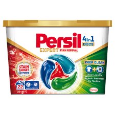 Persil Discs 4in1 Deep Clean Expert Stain Removal Detergent 22 Washes 22 x 17g (374g)