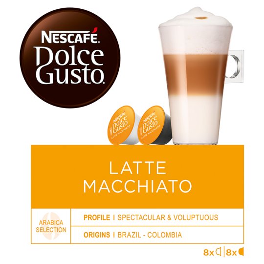 NESCAFÉ® Dolce Gusto® Latte Macchiato - kávové kapsle - 16 kapslí v balení