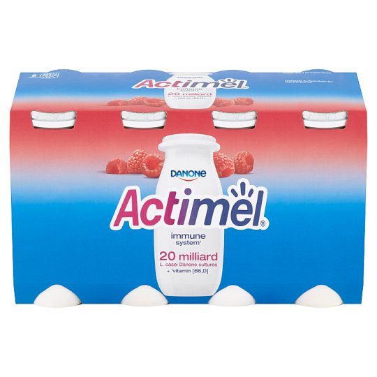 Danone Actimel Jogurtové mléko malinové 8 x 100g