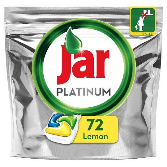 Jar Platinum Kapsle Do Automatické Myčky Nádobí Lemon 72 Ks