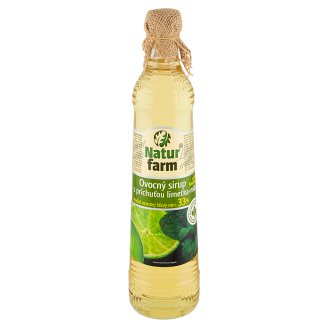 Natur Farm Ovocný sirup s příchutí limetka-máta 0,7l