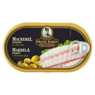 Kaiser Franz Josef Exclusive Makrela filety v olivovém oleji 170g