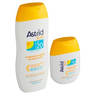 Astrid Sun Hydratační mléko na opalování OF 20 200ml + hydratační mléko na opalování OF 10 80ml