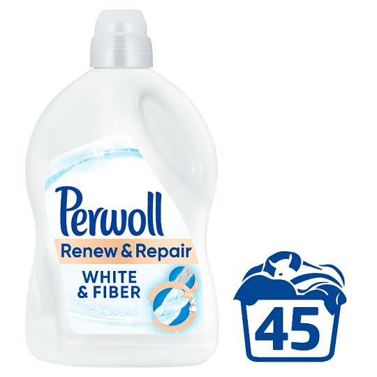 Perwoll Renew & Repair White & Fiber prací prostředek 45 praní 2,7l