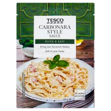 Tesco Carbonara Style Sauce 43g