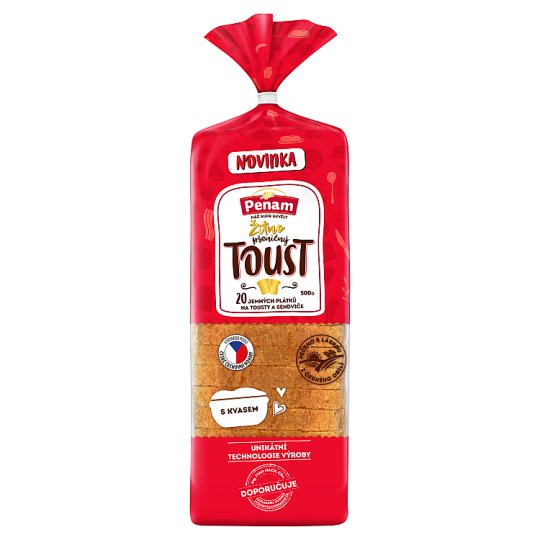 Penam Toust žitno-pšeničný 500g