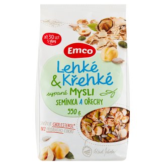 Emco Mysli Lehké & křehké sypané semínka a ořechy 550g