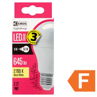 LED žárovka Classic A60 8W E27 teplá bílá
