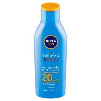 Nivea Sun Protect & Bronze Mléko na opalování podporující zhnědnutí OF 20 200ml
