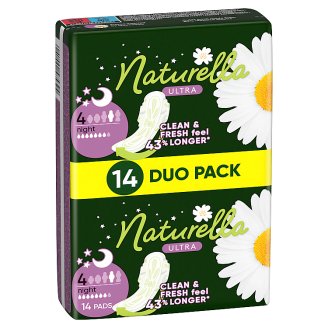 Naturella Ultra Camomile Night Hygienické Vložky 14x