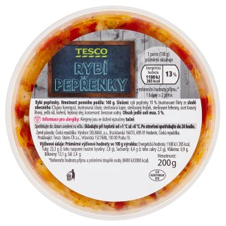Tesco Rybí pepřenky 200g