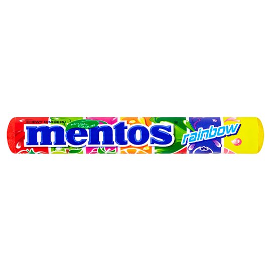 Mentos Rainbow Chewy Dragees 37.5g - Tesco Groceries