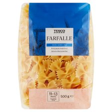 Tesco Farfalle Dried Semolina 500g