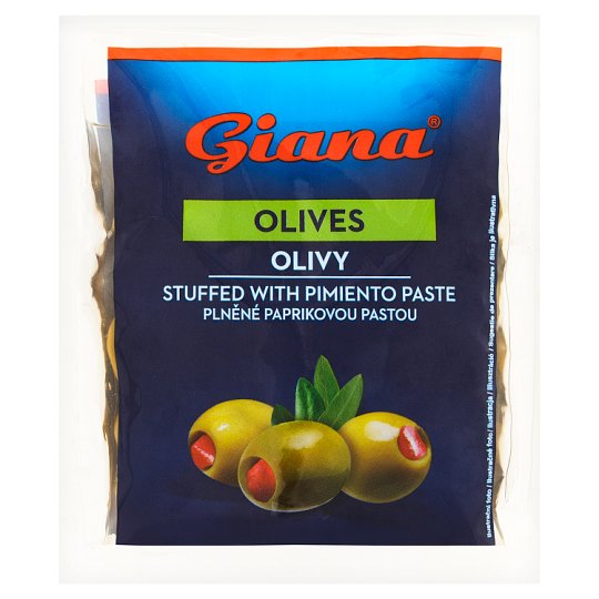 Giana Olivy plněné paprikovou pastou 195g