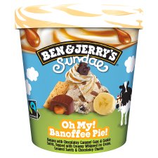 Ben & Jerry's Sundae Oh My! Banoffee Pie! 427ml