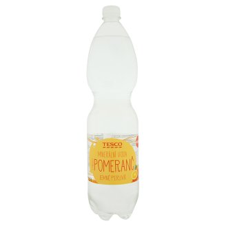 Tesco Minerální voda jemně perlivá s příchutí pomeranč 1,5l