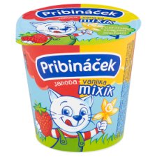 Pribináček Mixík Jahoda-vanilka 125g