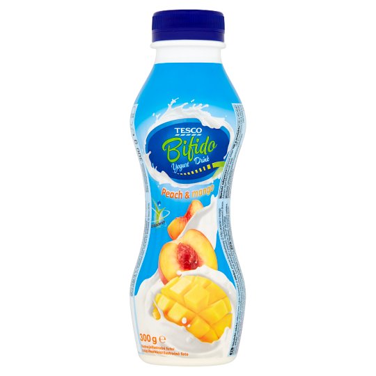 Tesco Bifido jogurtový nápoj s broskvemi a mangem 300g